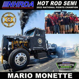 Mario Monette drives his truck the BEAST to his 1st ever National Points Championship in the NHRDA Hot Rod Semi Class!