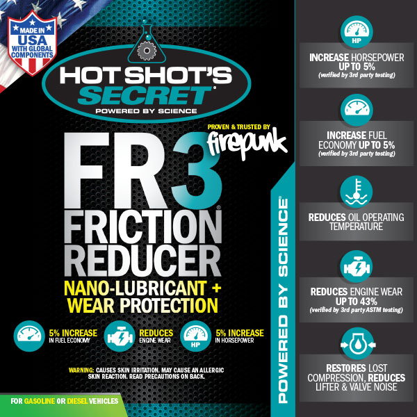 HOT SHOT'S SECRET OIL FRICTION REDUCER